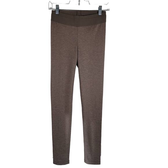 BCBGMaxazria Kimara Heathered Hazelnut Leggings XS NWT - Picture 1 of 5